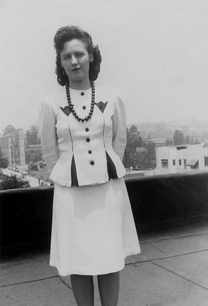Portrait of Lois Ivanell Meador Rice, California