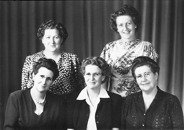 Group Portrait of Margaret McDonnell Rice With Her Sisters, Billings, Montana