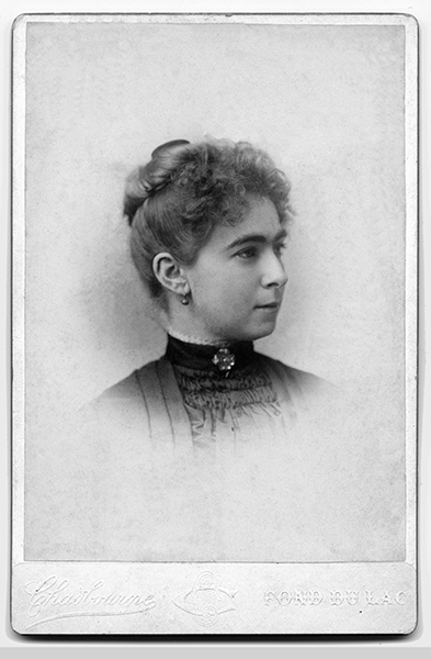 Portrait of Young Woman From Family of Henry Martin Rice, Unknown Location