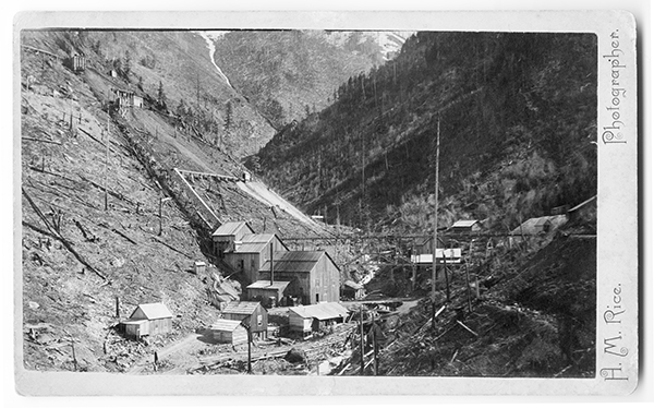 Silver Mine at Burke, Idaho Territory