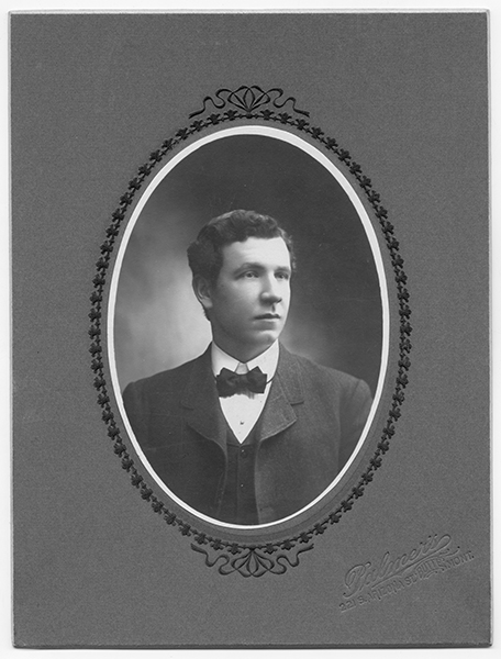 Studio Portrait of Albert Henry Rice, Butte, Montana