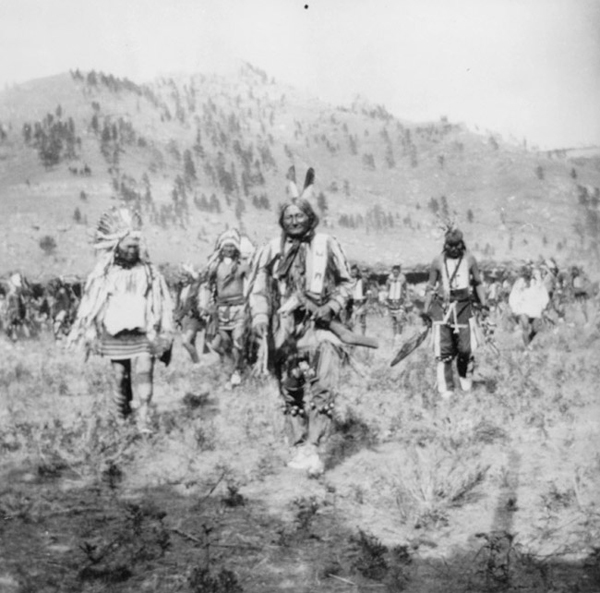 Sioux Indians, Pryor Gap, Montana