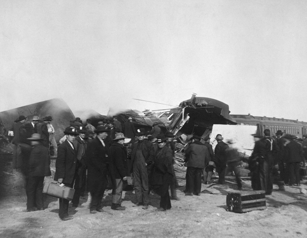 Railroad Derailment in Manhattan, Montana