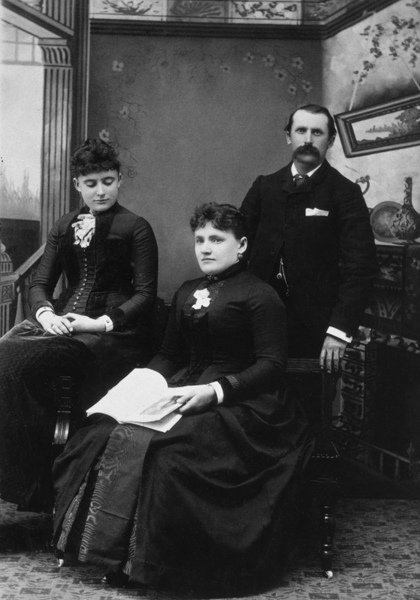 Billy Frazier, Irena Frazier McCay, Emma Frazier Dumphy, Bozeman, Montana