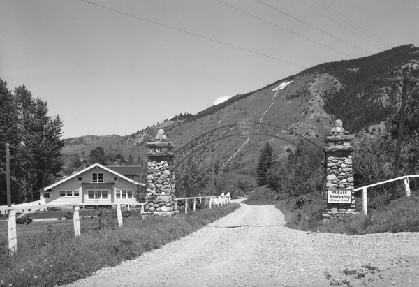 Entrance to U.S. Fish Hatchery