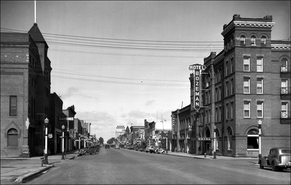 View of Main Street Looking West, Bozeman, Montana