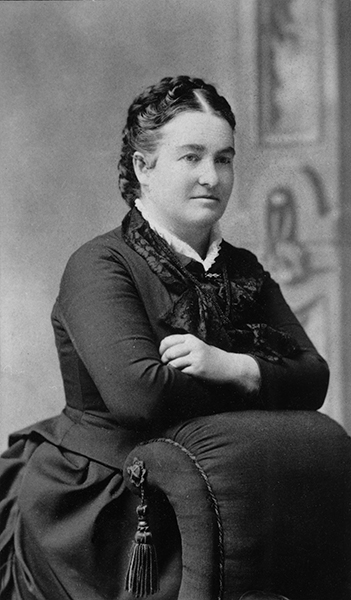 Studio Portrait of Elizabeth Nave Wilson, Crow Creek, Montana Territory