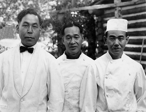 Portrait of The Chefs, OTO Dude Ranch, Corwin Springs, Montana
