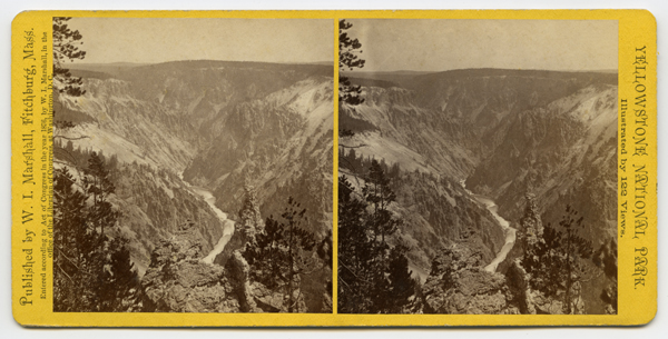 Grand Canyon of the Yellowstone, Yellowstone National Park, Wyoming Territory