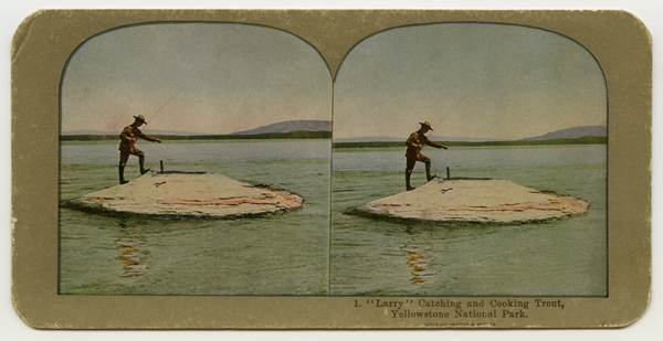 Catching and Cooking Trout, Yellowstone National Park, Wyoming