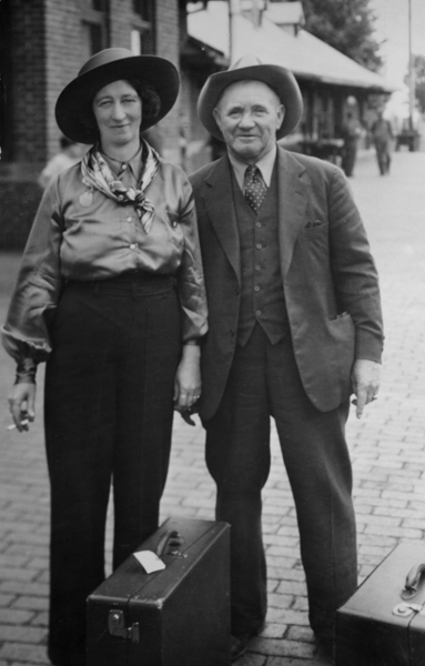 Pete and Nell Karst, Unknown Location, Montana