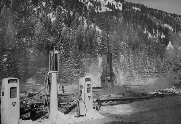 After the Karst Fire of 1957, Gallatin Canyon, Montana
