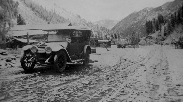 Open Touring Car Used At the Karst Kamp and Stage Stop, Gallatin Canyon, Montana