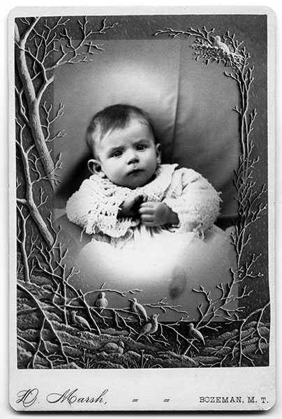 Portrait of Harold Chamberlain Stull, Bozeman, Montana Territory