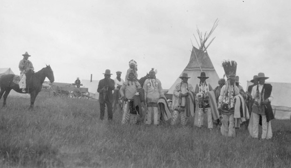 Blackfeet Indian Sundance, Unknown Location