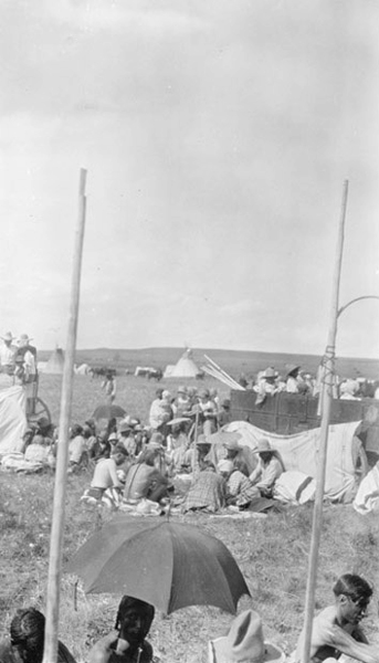 Blackfeet Indian Sundance, Unknown Location