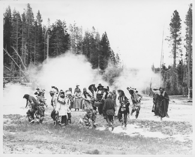 Flathead Indian Dancers, Mose Michelle, Verne Dusenberry, Unknown Location