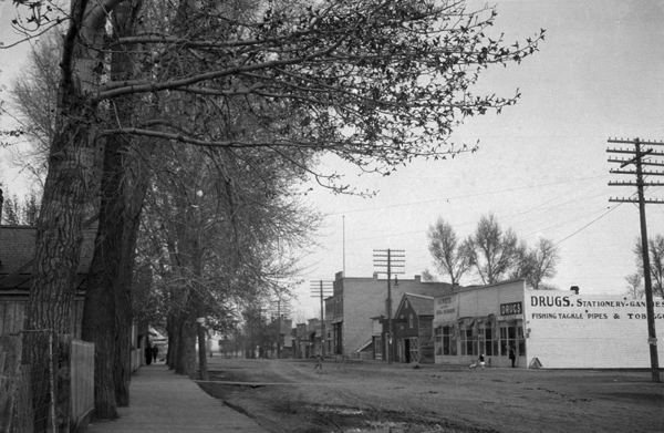 Main Street Scene, Twin Bridges, Montana
