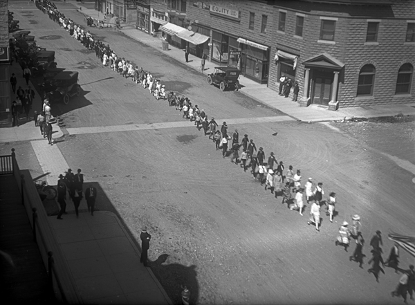 The Big Parade, Central Ave., Harlowton, Montana