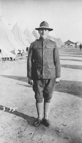United States Army Soldier in Uniform, White Sulphur Springs, Montana