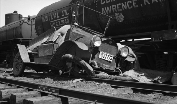 Train and Automobile Accident, Harlowton, Montana