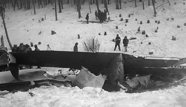 Recovery Crew for the Plane Crash Site in the Bridger Mountain Range, Bozeman, Montana