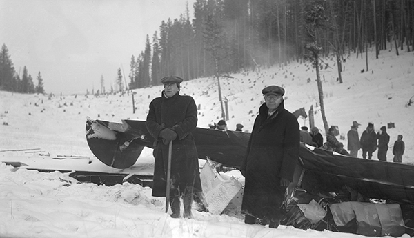 Recovery Crew for the Plane Crash Site in the Bridger Mountain Range, Bozeman, Montana