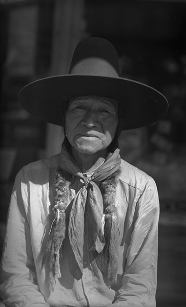 Portrait of Native American Man, West Yellowstone, Montana
