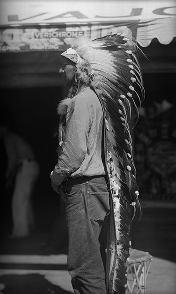 Portrait of Native American Man, West Yellowstone, Montana