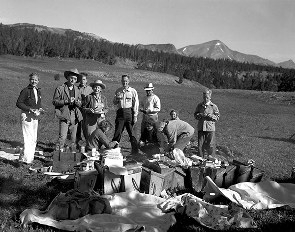 Pack Trip in the Spanish Peaks, Montana