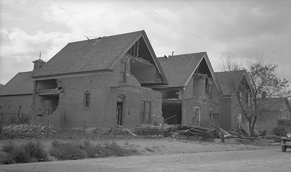 Residential Homes Damaged in Earthquake, Helena, Montana