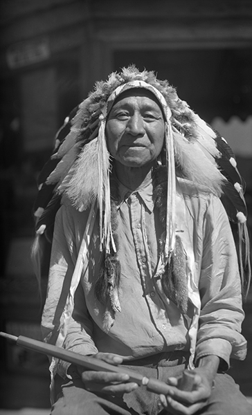 Portrait of Native American Man, West Yellowstone, Montana