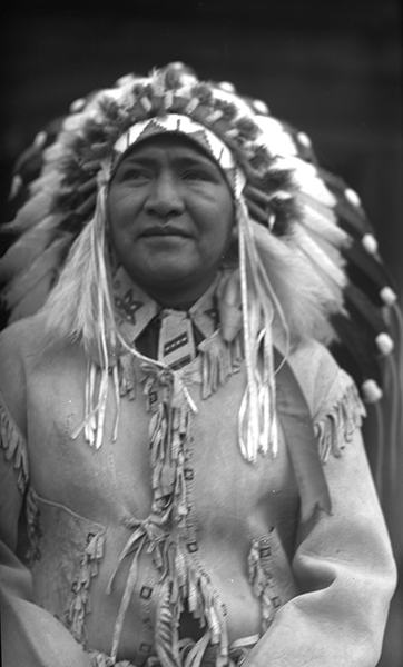 Portrait of Native American Man, West Yellowstone, Montana
