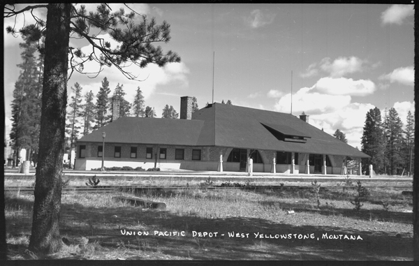 Union Pacific Railroad Depot, West Yellowstone, Montana
