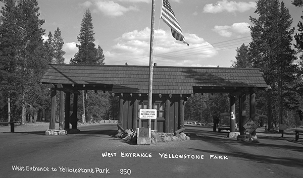 West Entrance, Yellowstone National Park, Wyoming