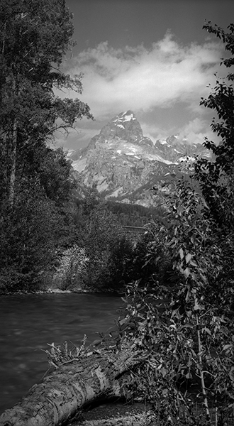 Grand Teton Mountain Range with River in Foreground, Grand Teton National Park, Wyoming