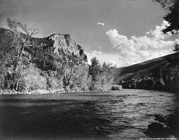 Sheep Rock on West Gallatin River near Bozeman, Montana