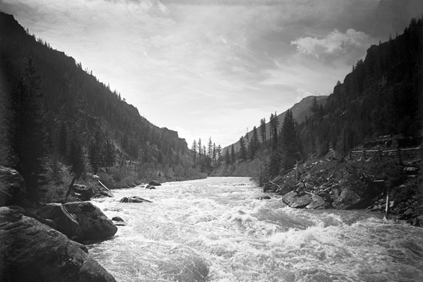 Spring Runoff in the West Gallatin River, Gallatin Canyon, Montana