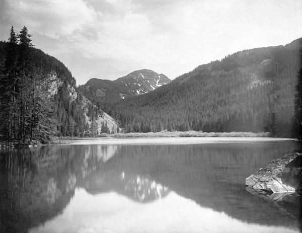 View of Blackmore Lake, Gallatin Mountain Range, Montana