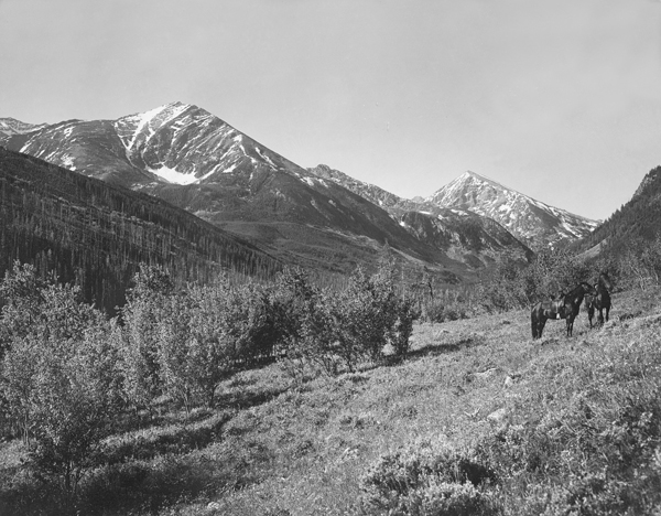 Spanish Peaks in the Madison Range, Montana