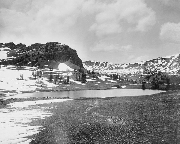 View of a High Mountain Lake, Taylor Peaks, Madison Range, Montana