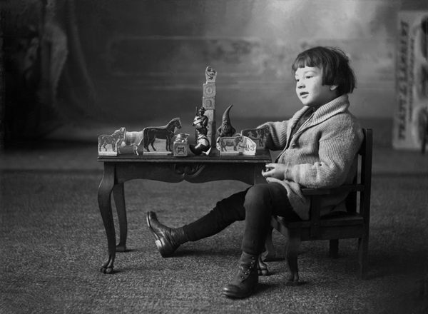 Alfred Chris Schlechten, Jr. Playing With Toys, Bozeman, Montana