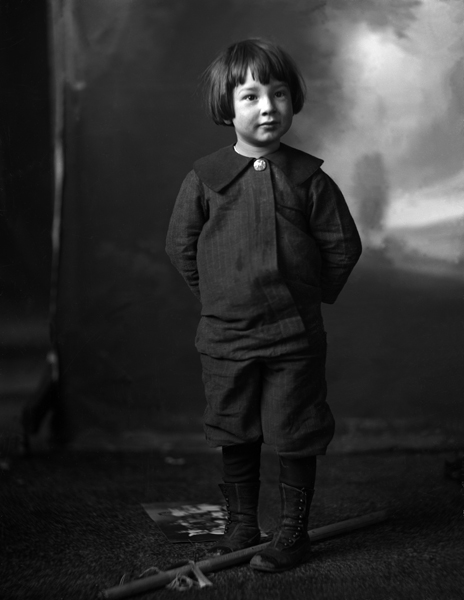 Studio Portrait of Alfred Chris Schlechten, Jr., Bozeman, Montana