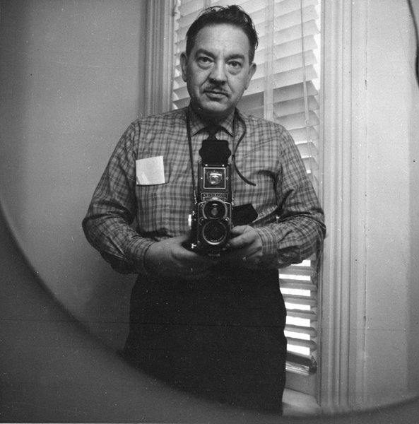 Alfred Chris Schlechten Self-Portrait in a Mirror, Bozeman, Montana