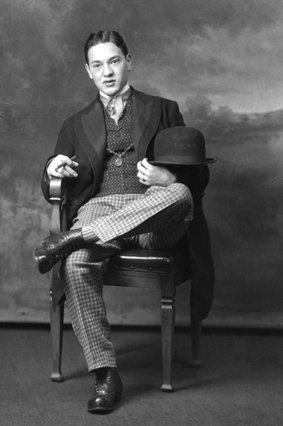 Alfred Chris Schlechten Self Portrait, Unknown Location, Montana