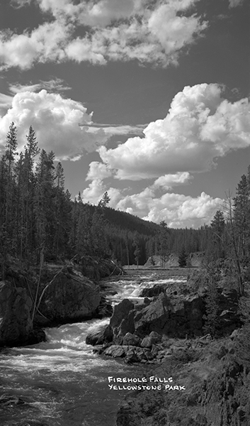 Firehole Falls, Yellowstone National Park, Wyoming