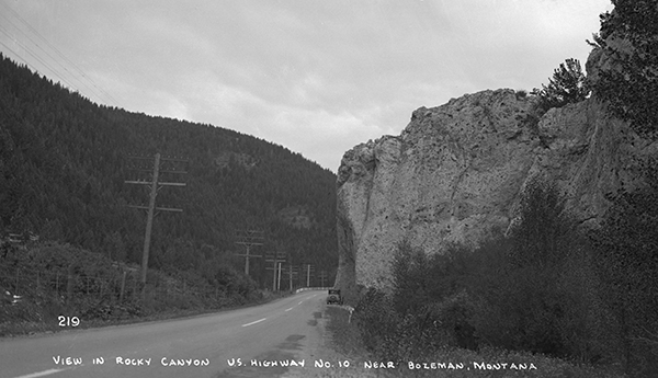 Highway 10 through Rocky Canyon, Bozeman, Montana