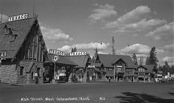 Texaco Station, Main Street, West Yellowstone, Montana