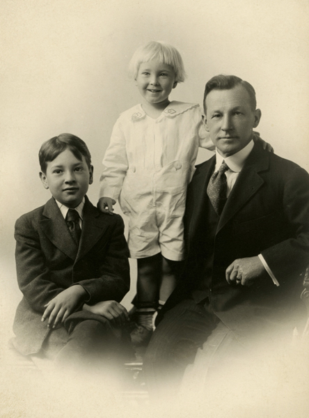 Alfred Schlechten and sons, Chris and Frederich, Bozeman, Montana