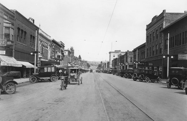 View of Main Street Looking East, Bozeman, Montana